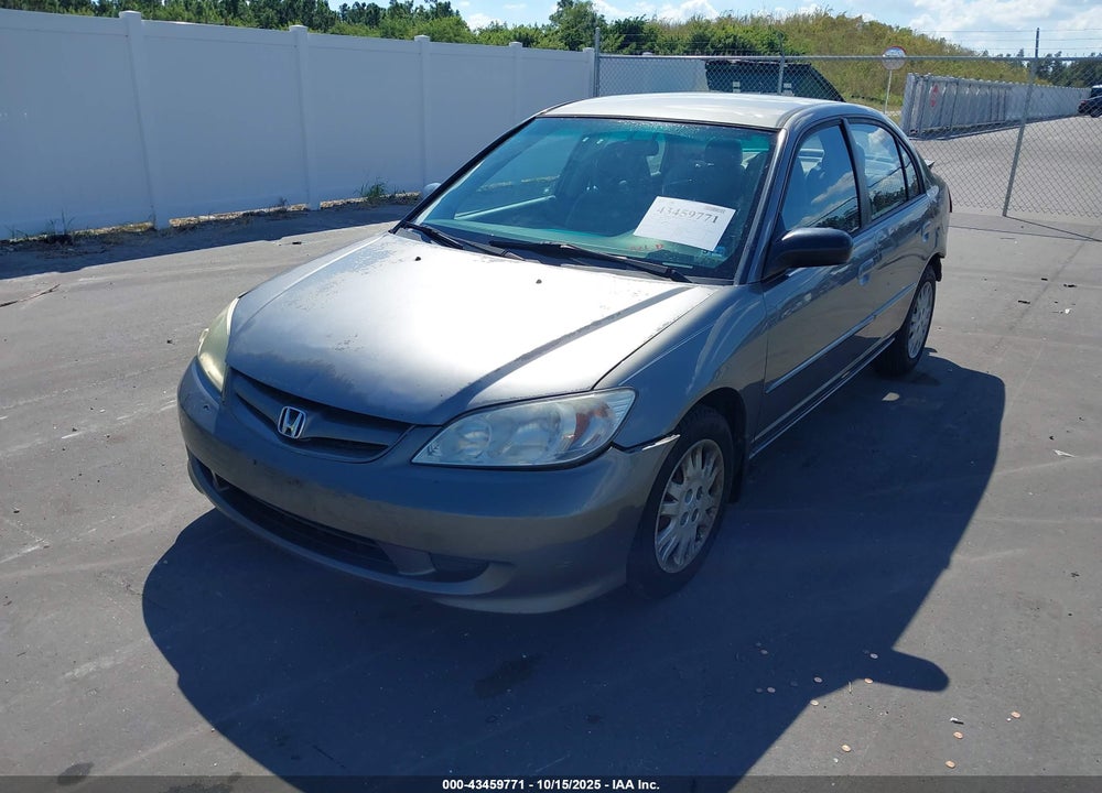 2004 HONDA CIVIC LX VIN: 1HGES16534L017048