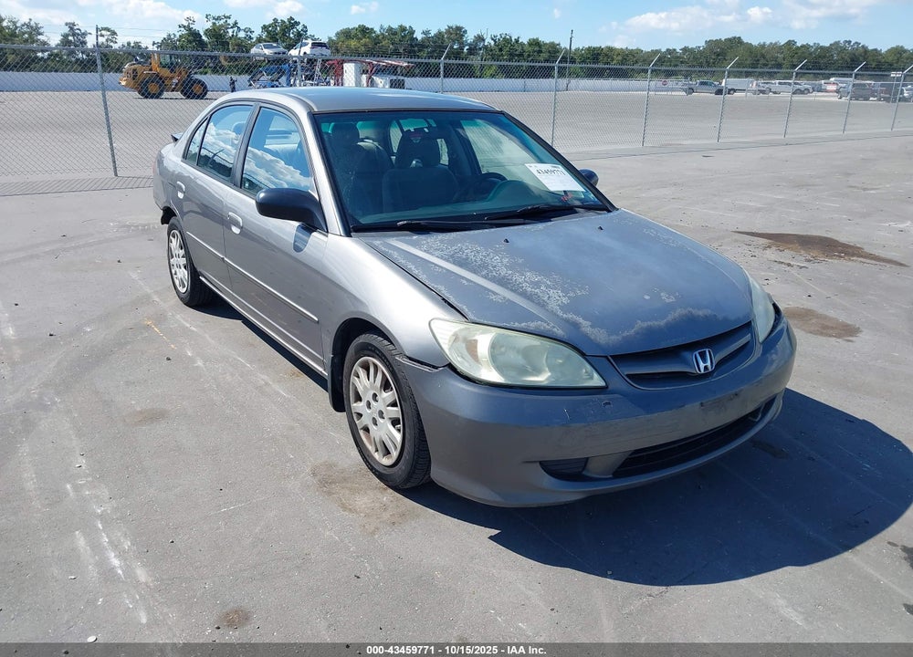 2004 HONDA CIVIC LX VIN: 1HGES16534L017048