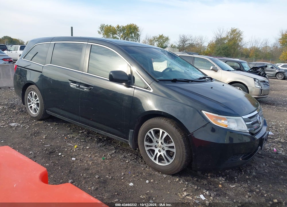 2011 HONDA ODYSSEY EX-L VIN: 5FNRL5H66BB080364