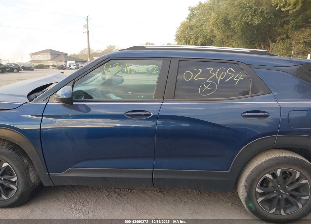 2022 CHEVROLET TRAILBLAZER VIN: KL79MPSL0NB023654