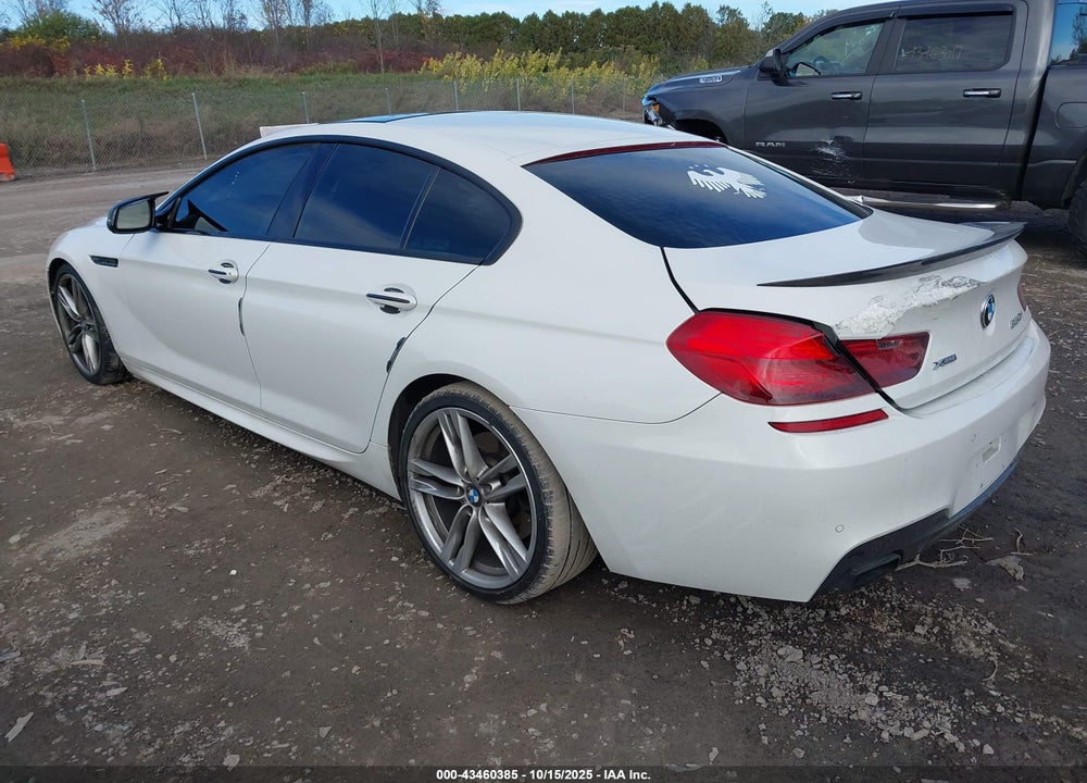 2016 BMW 650I GRAN COUPE XDRIVE VIN: WBA6D6C55GG387829
