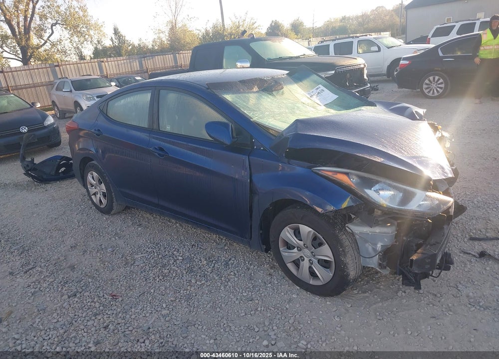 2016 HYUNDAI ELANTRA SE VIN: 5NPDH4AE5GH749319