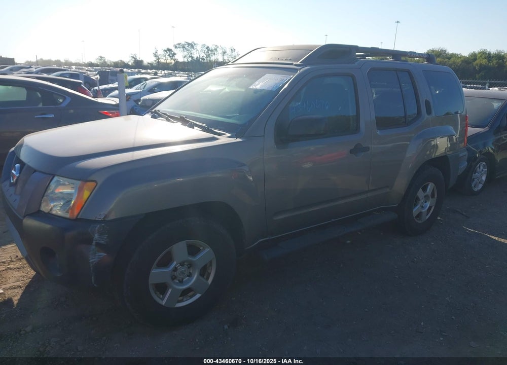 2007 NISSAN XTERRA S VIN: 5N1AN08U87C533120