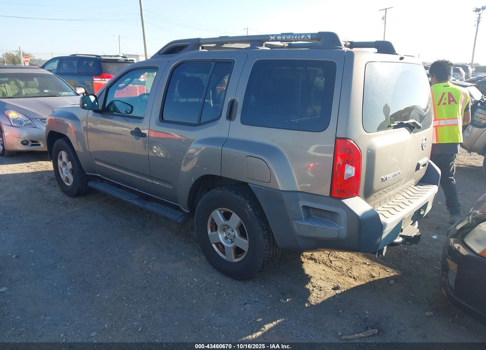 2007 NISSAN XTERRA S VIN: 5N1AN08U87C533120