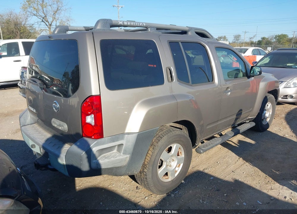 2007 NISSAN XTERRA S VIN: 5N1AN08U87C533120