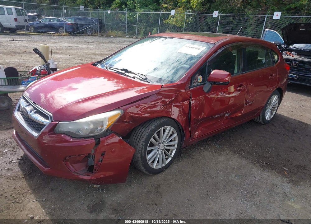 2014 SUBARU IMPREZA VIN: JF1GPAD66E8272503