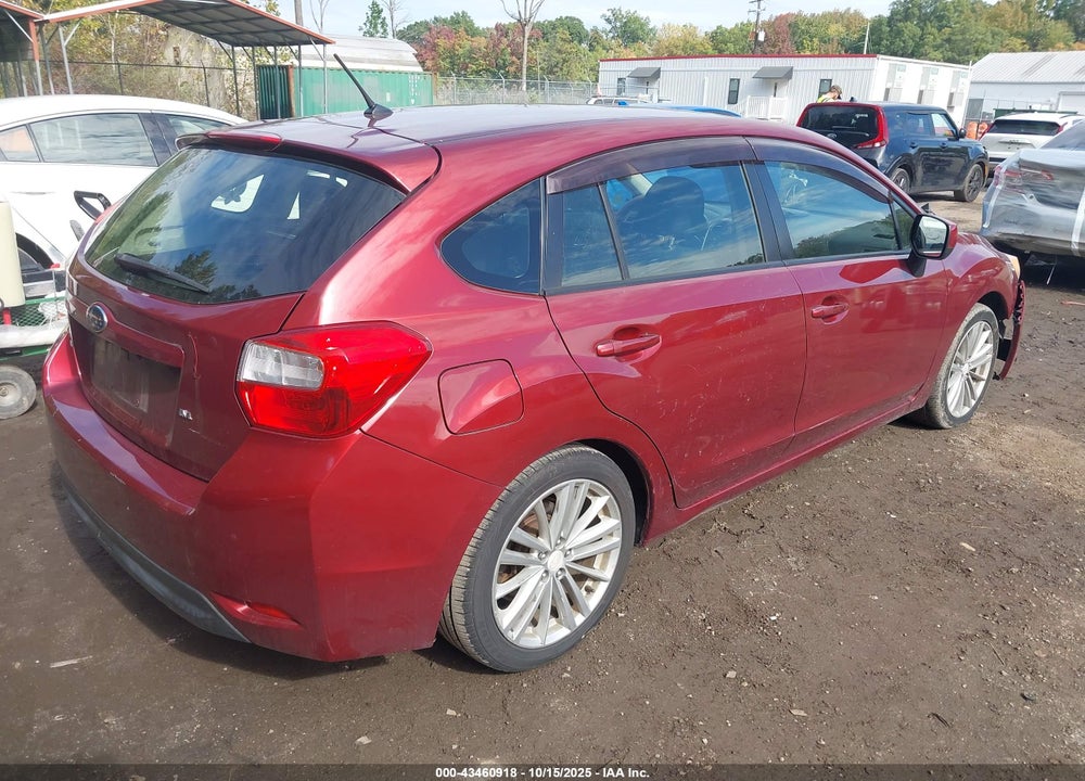 2014 SUBARU IMPREZA VIN: JF1GPAD66E8272503
