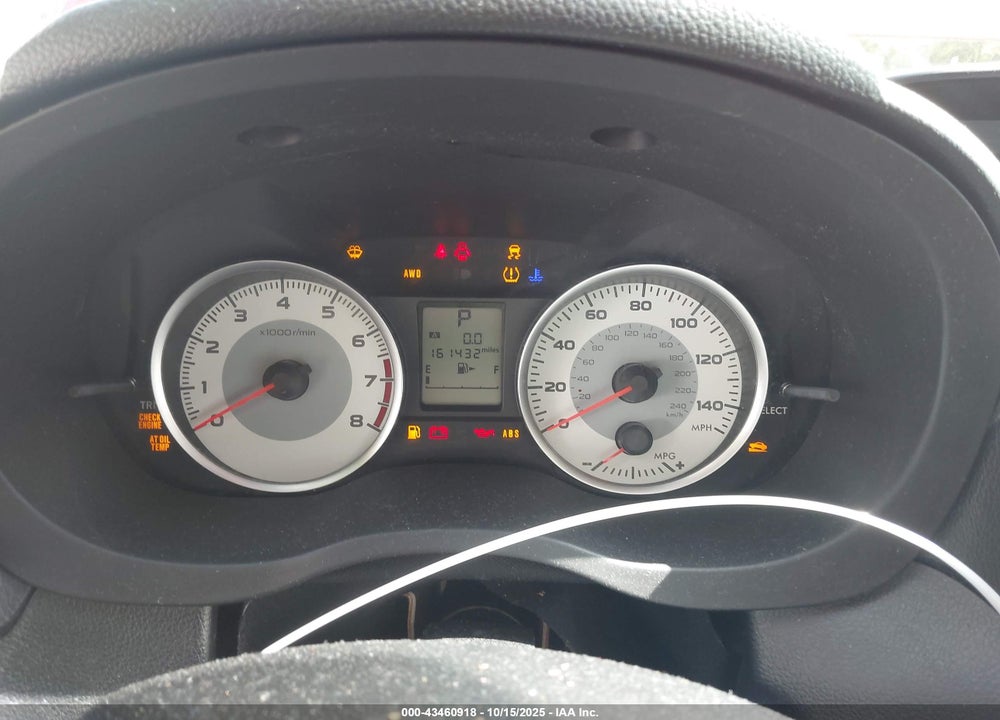 2014 SUBARU IMPREZA VIN: JF1GPAD66E8272503