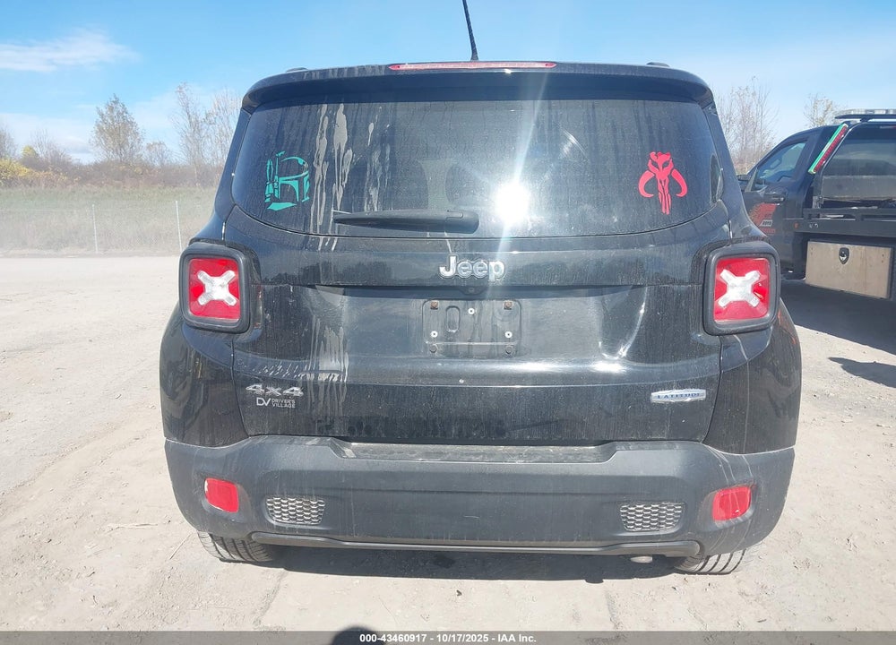 2016 JEEP RENEGADE LATITUDE VIN: ZACCJBBT5GPD78672