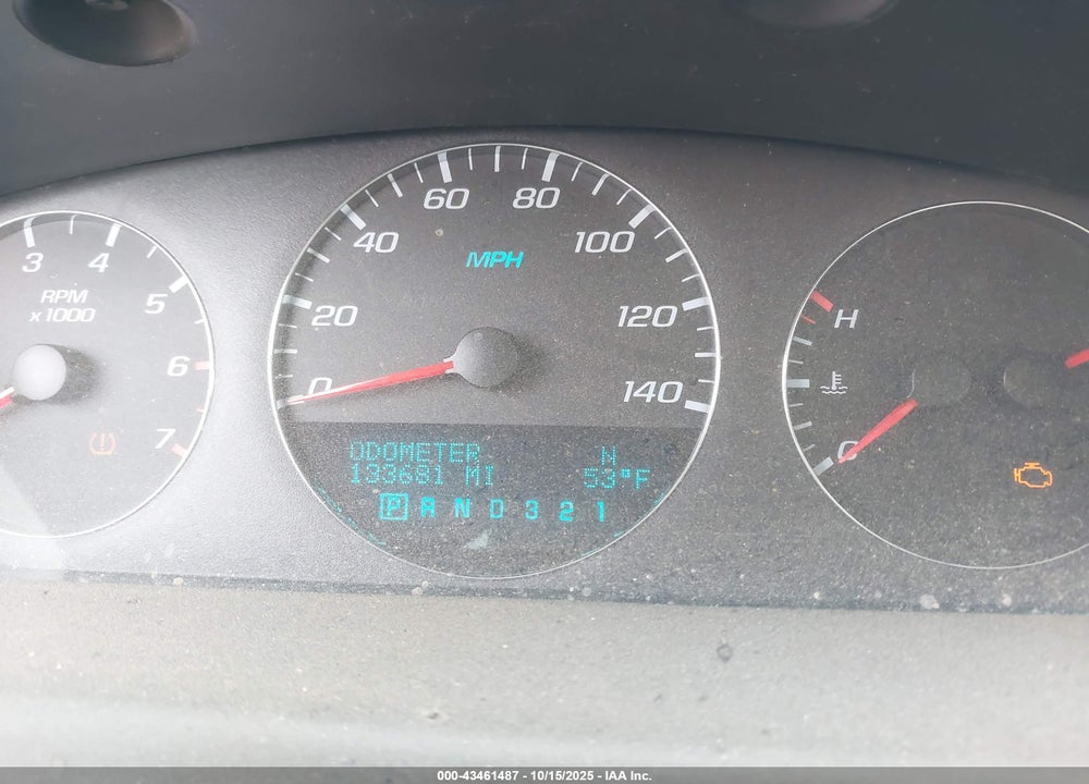 2007 CHEVROLET IMPALA VIN: 2G1WT58N779101415