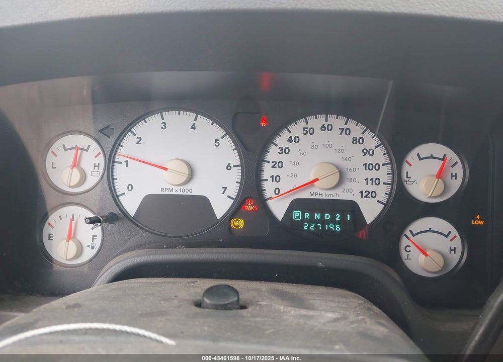 2007 DODGE RAM 1500 SLT/TRX4 OFF ROAD/SPORT VIN: 1D7HU18277S239603
