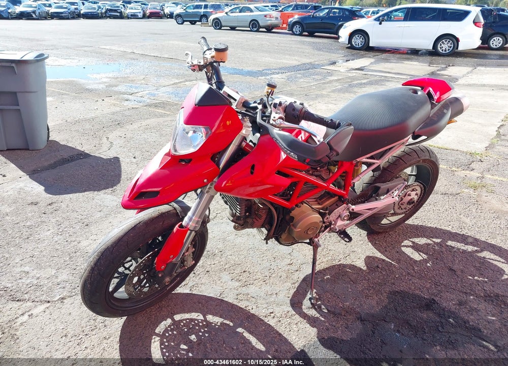 2008 DUCATI HYPERMOTARD 1100/S VIN: ZDM1YACP08B005957