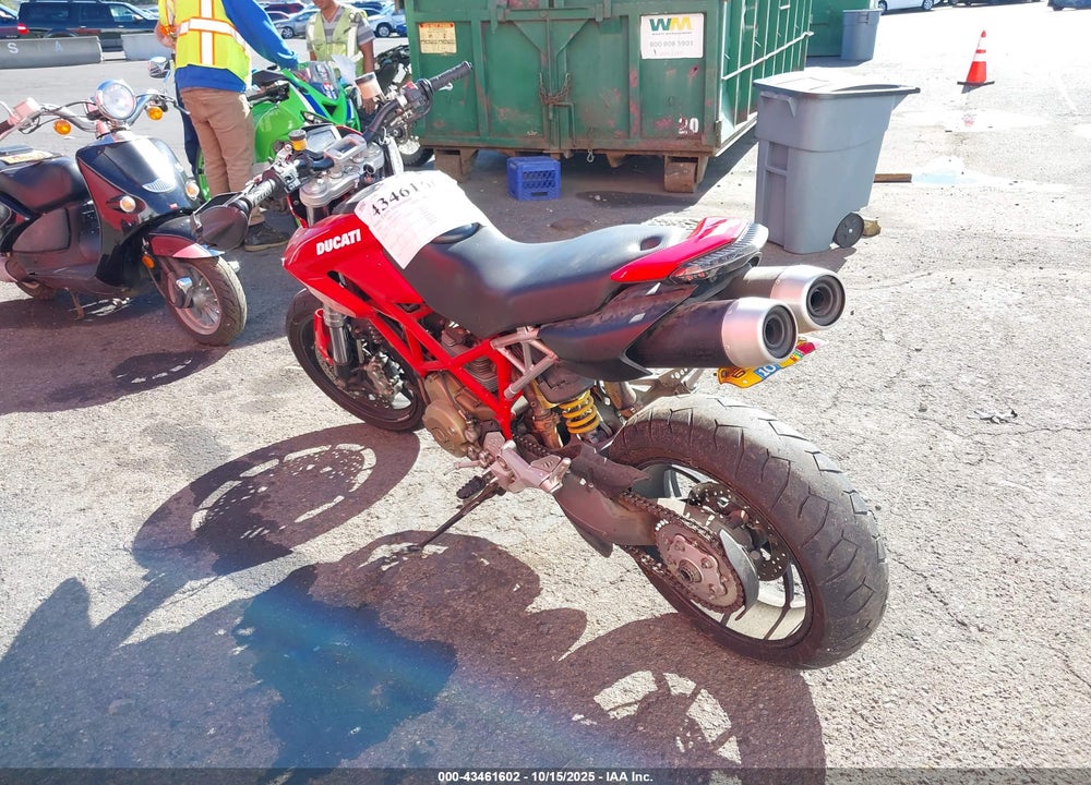 2008 DUCATI HYPERMOTARD 1100/S VIN: ZDM1YACP08B005957