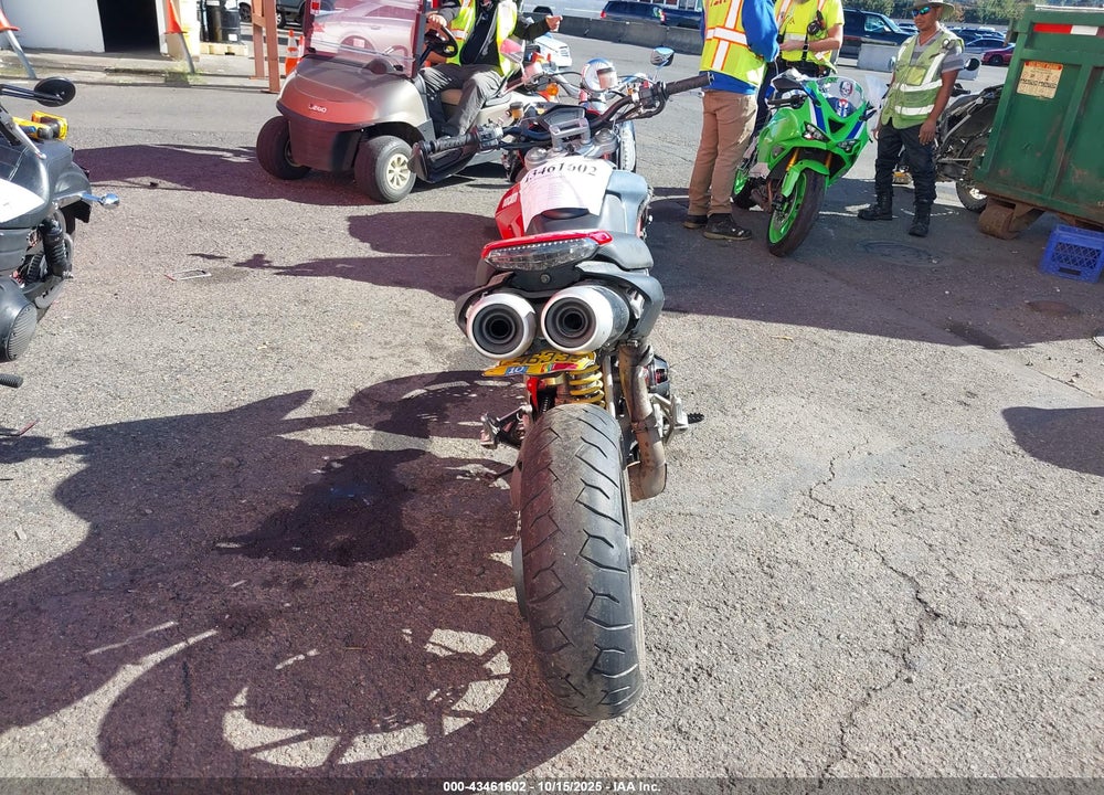 2008 DUCATI HYPERMOTARD 1100/S VIN: ZDM1YACP08B005957