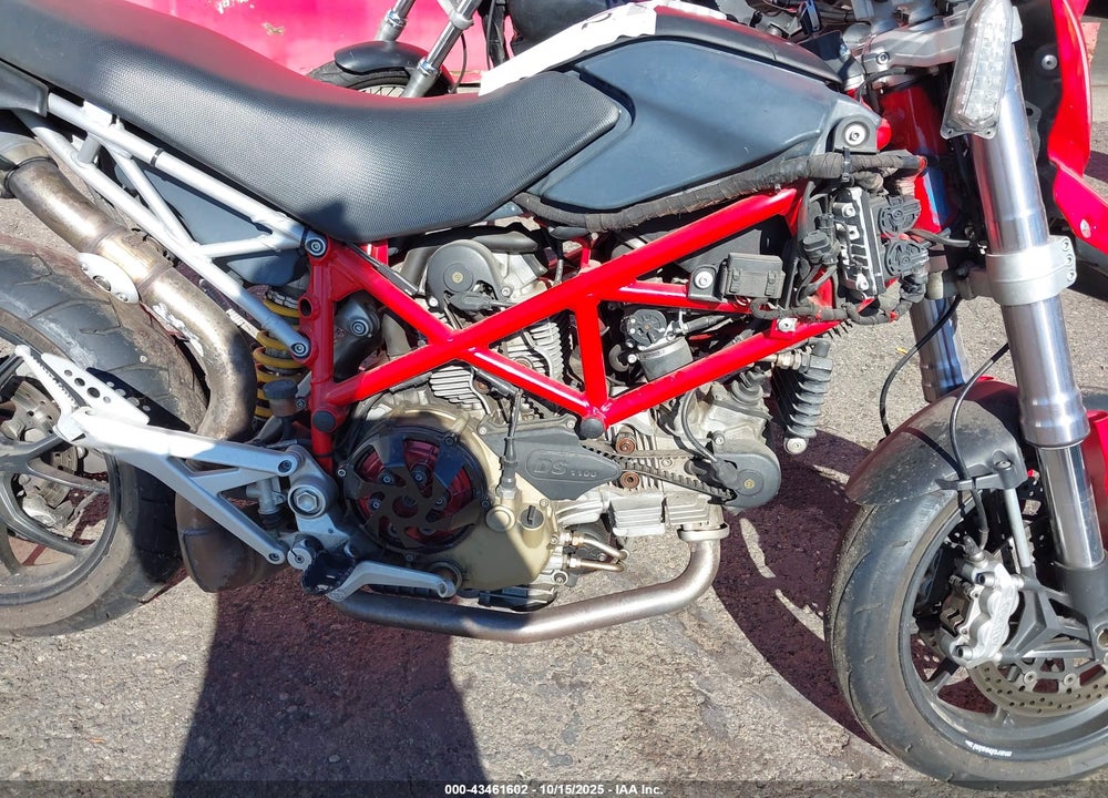 2008 DUCATI HYPERMOTARD 1100/S VIN: ZDM1YACP08B005957