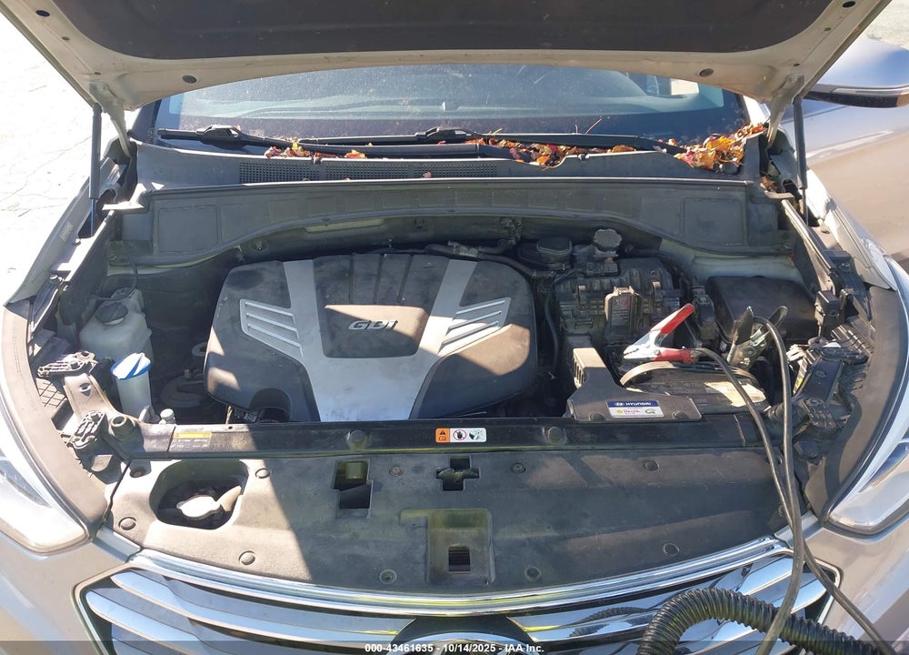 2016 HYUNDAI SANTA FE VIN: KM8SR4HF8GU135501