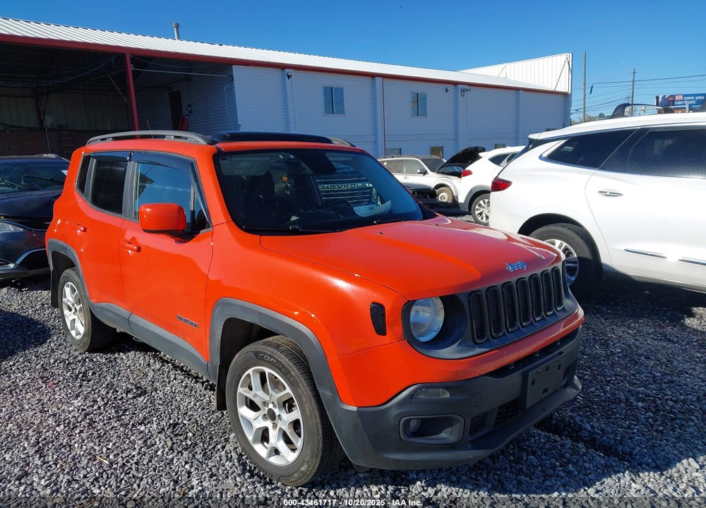 2016 JEEP RENEGADE LATITUDE VIN: ZACCJBBTXGPE10094