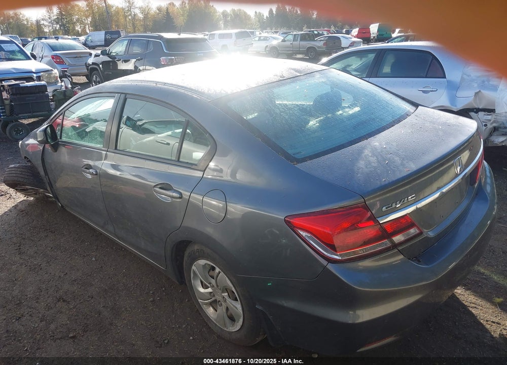 2013 HONDA CIVIC LX VIN: 19XFB2F59DE280159