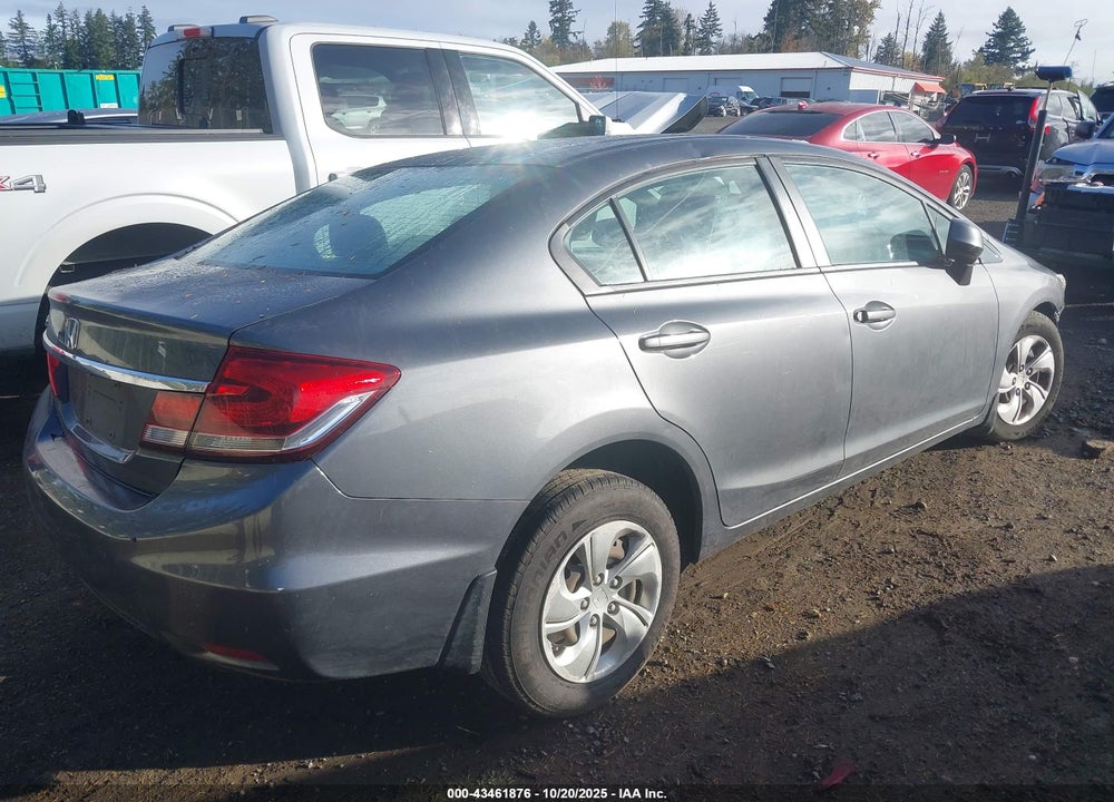 2013 HONDA CIVIC LX VIN: 19XFB2F59DE280159