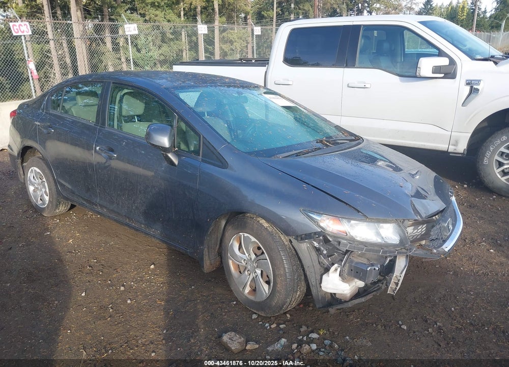 2013 HONDA CIVIC LX VIN: 19XFB2F59DE280159