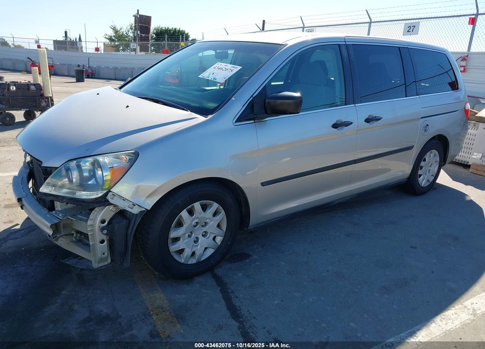 2006 HONDA ODYSSEY LX VIN: 5FNRL38256B094649