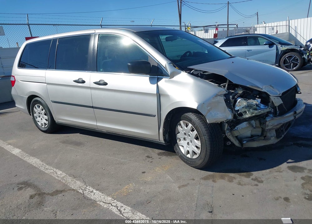 2006 HONDA ODYSSEY LX VIN: 5FNRL38256B094649
