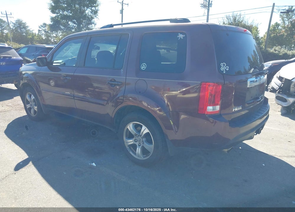 2013 HONDA PILOT VIN: 5FNYF3H51DB037617
