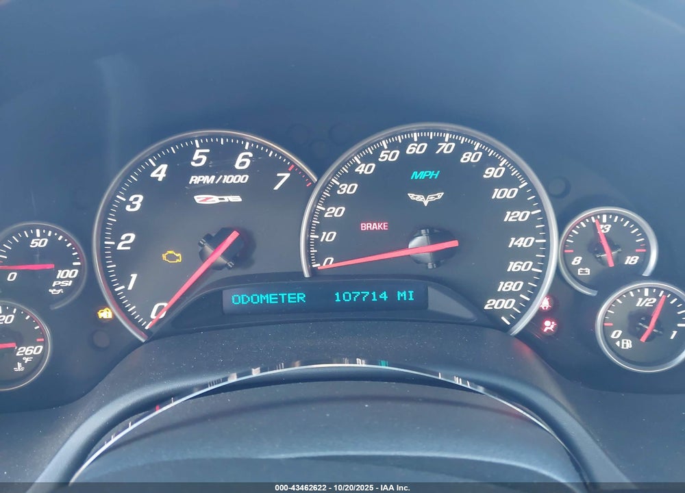 2008 CHEVROLET CORVETTE VIN: 1G1YY26E685112612
