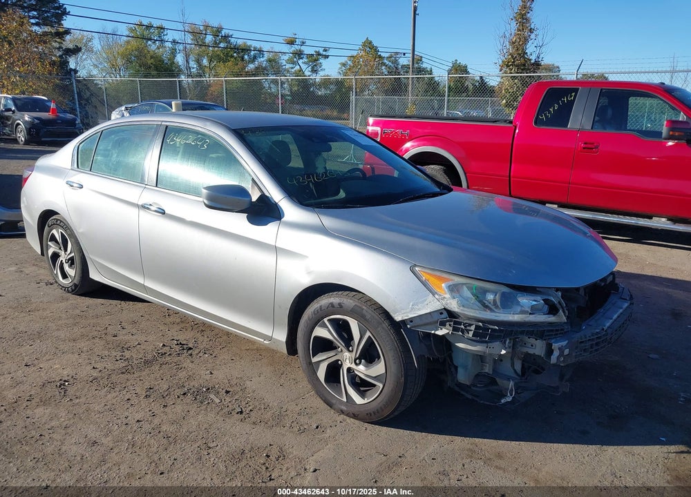 2017 HONDA ACCORD LX VIN: 1HGCR2F48HA227582