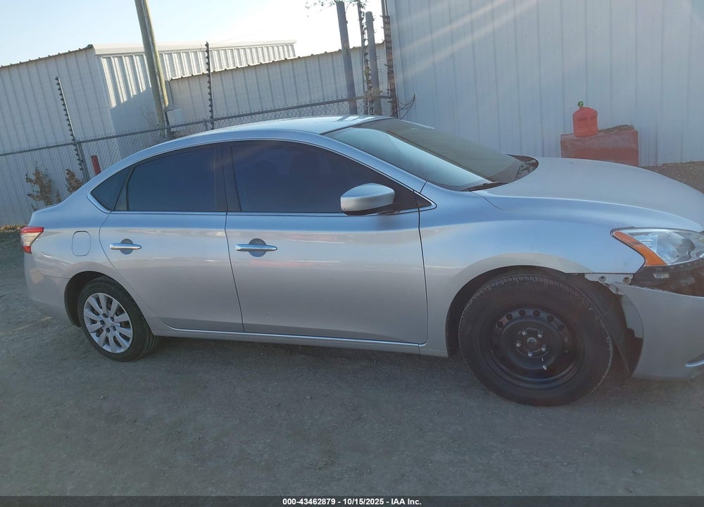 2015 NISSAN SENTRA S VIN: 3N1AB7AP1FY276160