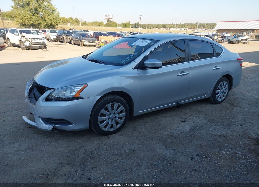 2015 NISSAN SENTRA S VIN: 3N1AB7AP1FY276160