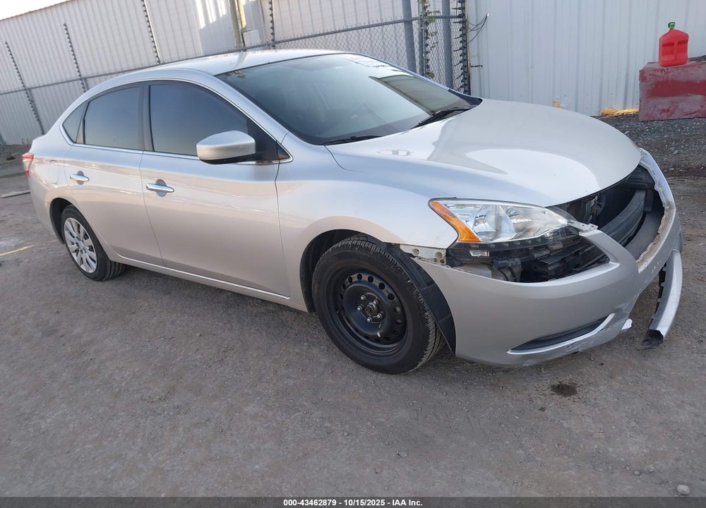 2015 NISSAN SENTRA S VIN: 3N1AB7AP1FY276160