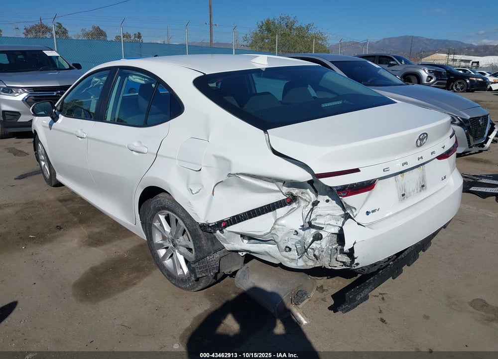 2025 TOYOTA CAMRY LE VIN: 4T1DAACK6SU077139