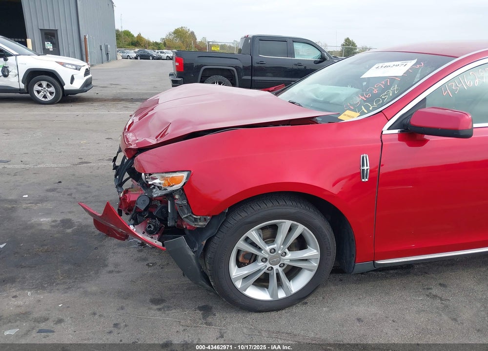 2012 LINCOLN MKS VIN: 1LNHL9DR9CG801721