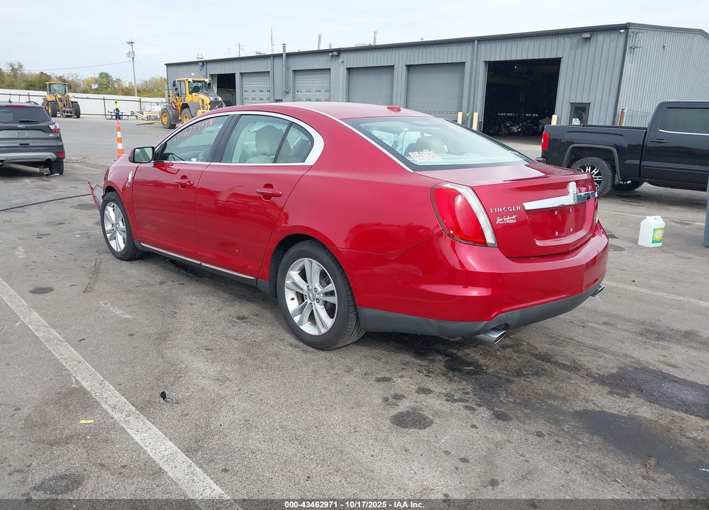 2012 LINCOLN MKS VIN: 1LNHL9DR9CG801721