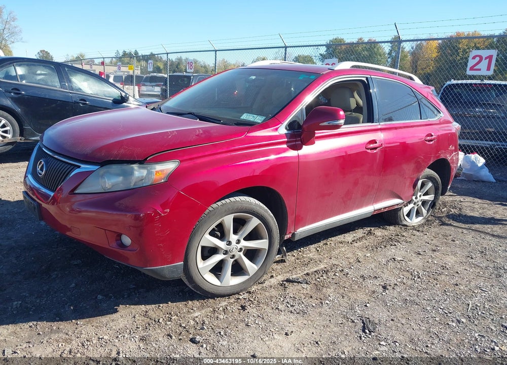 2010 LEXUS RX 350 VIN: JTJZK1BA2A2408791