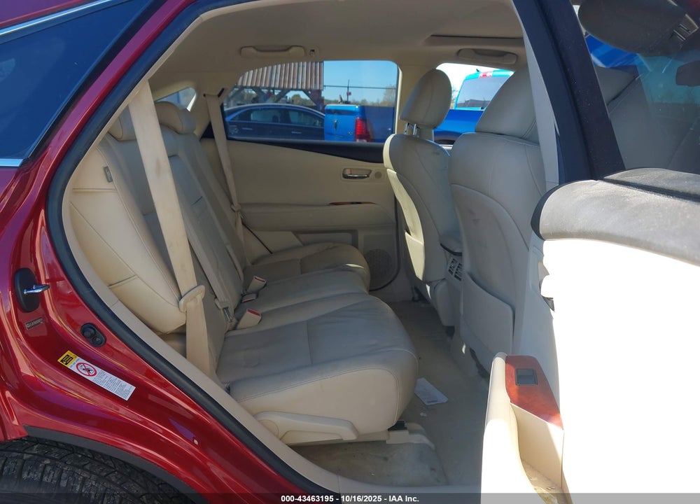 2010 LEXUS RX 350 VIN: JTJZK1BA2A2408791