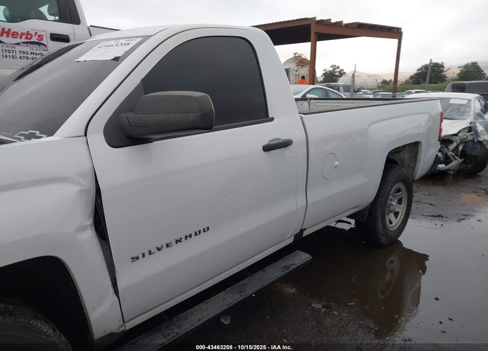 2016 CHEVROLET SILVERADO 1500 WT VIN: 1GCNCNEH9GZ330704