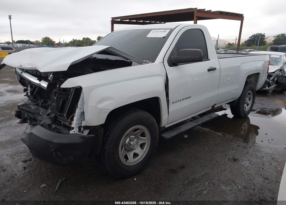 2016 CHEVROLET SILVERADO 1500 WT VIN: 1GCNCNEH9GZ330704