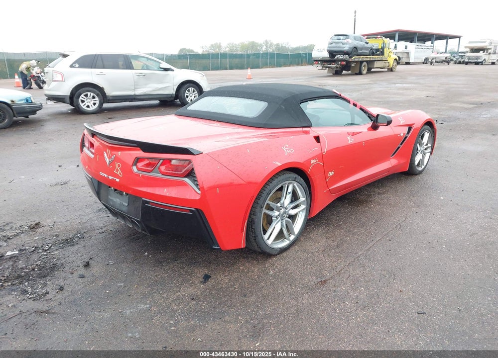 2016 CHEVROLET CORVETTE STINGRAY VIN: 1G1YK3D77G5105789