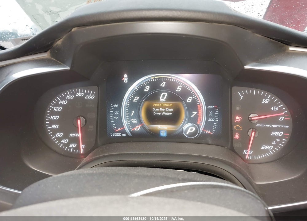 2016 CHEVROLET CORVETTE STINGRAY VIN: 1G1YK3D77G5105789