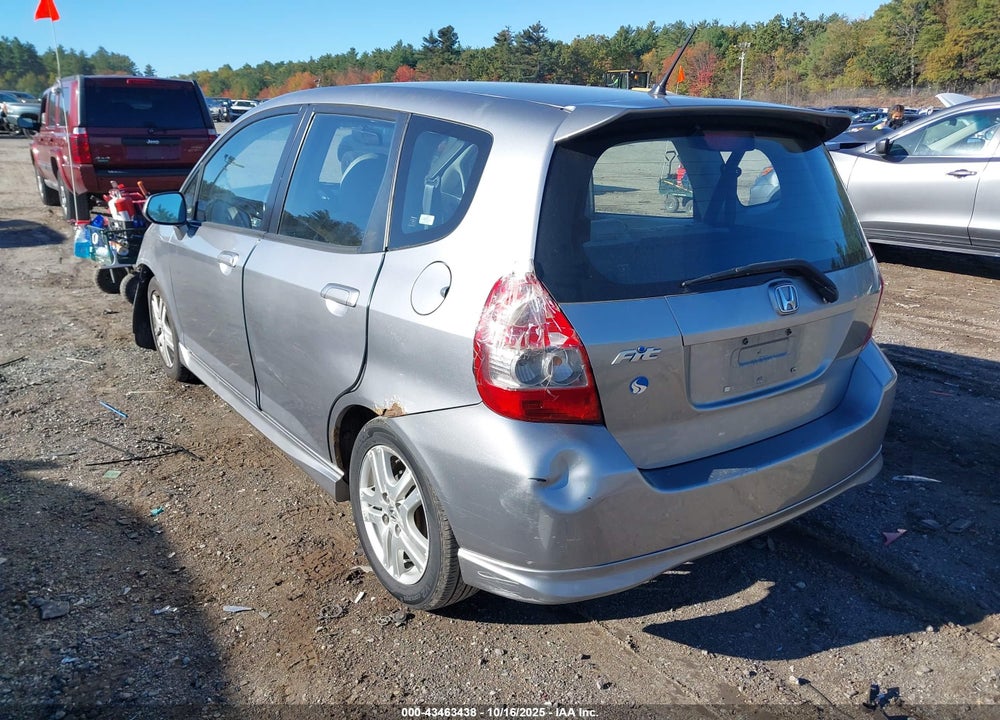 2007 HONDA FIT SPORT VIN: JHMGD38677S041400