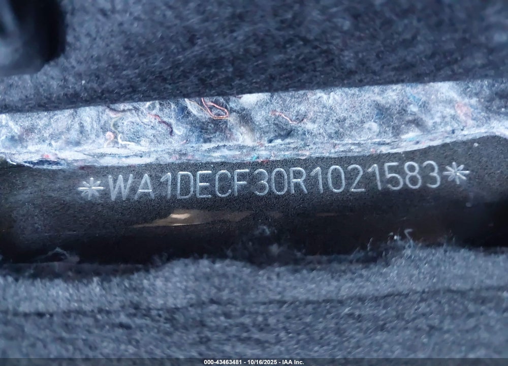2024 AUDI Q3 PREMIUM 45 TFSI S LINE QUATTRO TIPTRONIC VIN: WA1DECF30R1021583