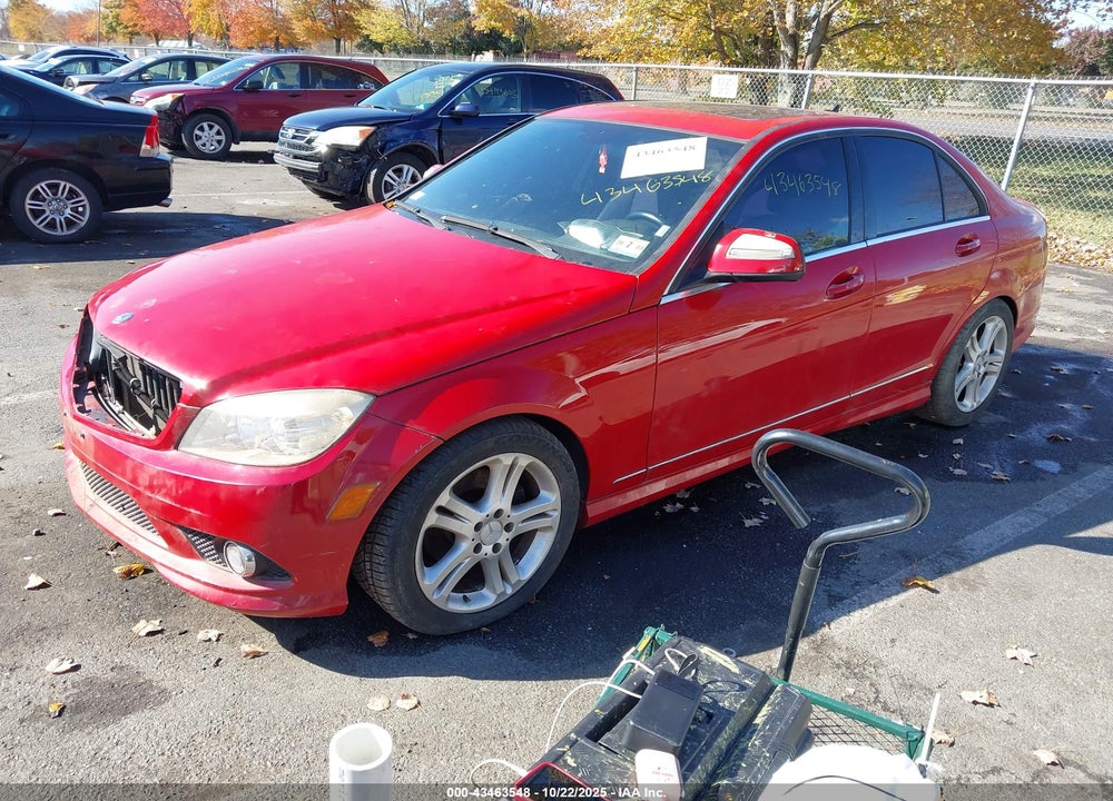 2008 MERCEDES-BENZ C CLASS VIN: WDDGF81XX8F130115
