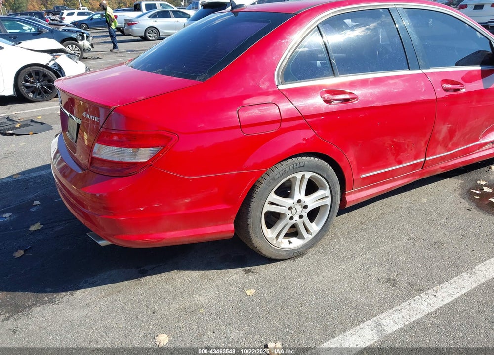 2008 MERCEDES-BENZ C CLASS VIN: WDDGF81XX8F130115
