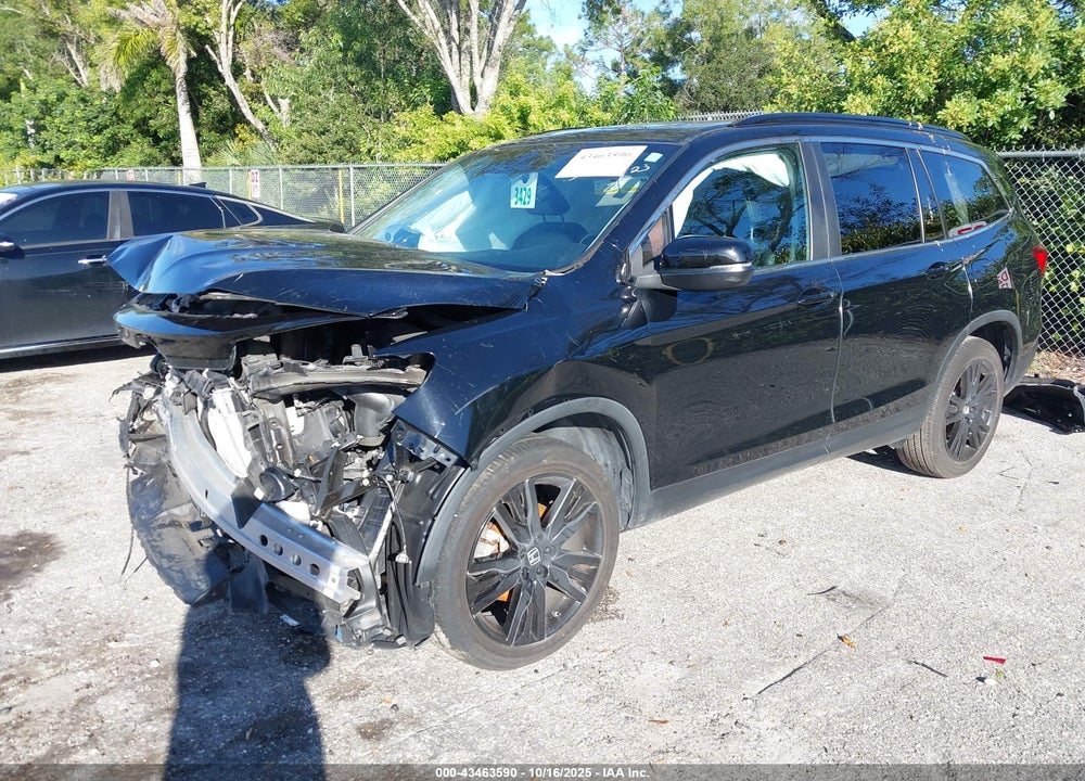 2022 HONDA PILOT 2WD SPECIAL EDITION VIN: 5FNYF5H25NB011587