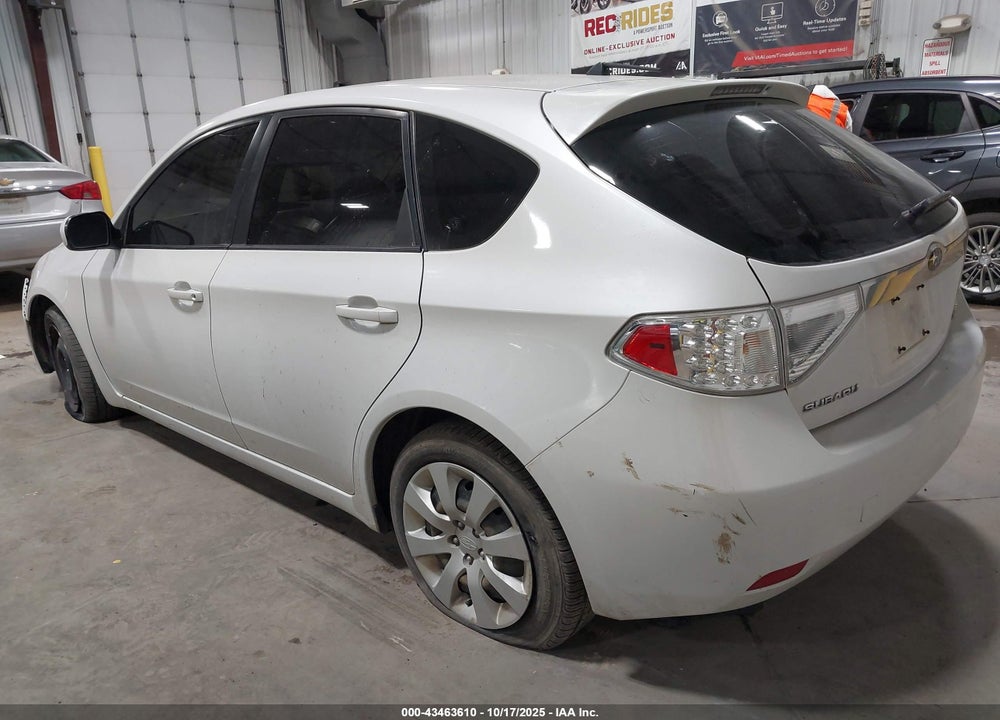 2009 SUBARU IMPREZA 2.5I VIN: JF1GH61699H808896