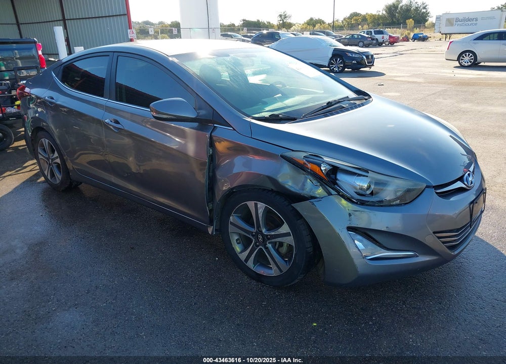 2016 HYUNDAI ELANTRA VIN: KMHDH4AH4GU652558