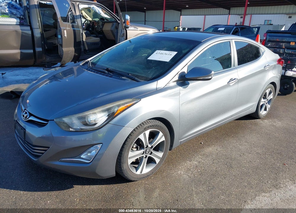 2016 HYUNDAI ELANTRA VIN: KMHDH4AH4GU652558