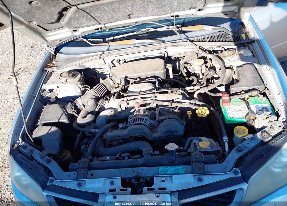2006 SUBARU IMPREZA 2.5I VIN: JF1GG67606H812650